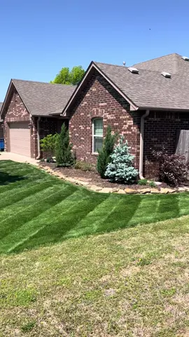 Replying to @BILLY JOEL HIGHFILL how to fix a bare spot in your yard to please the people of tiktok #oklahoma #lawn #lawncare 