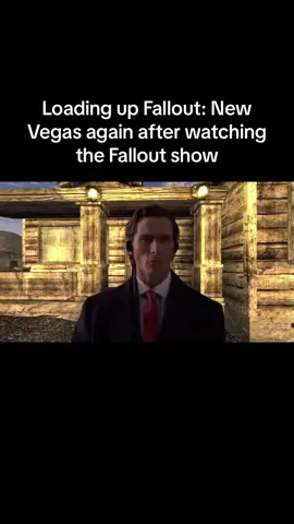 Great show 🙏🏻 #fallout #falloutnewvegas #fallouttvshow #amazonprime #americanpsychomeme #fyp #trending #bigirononhiship 