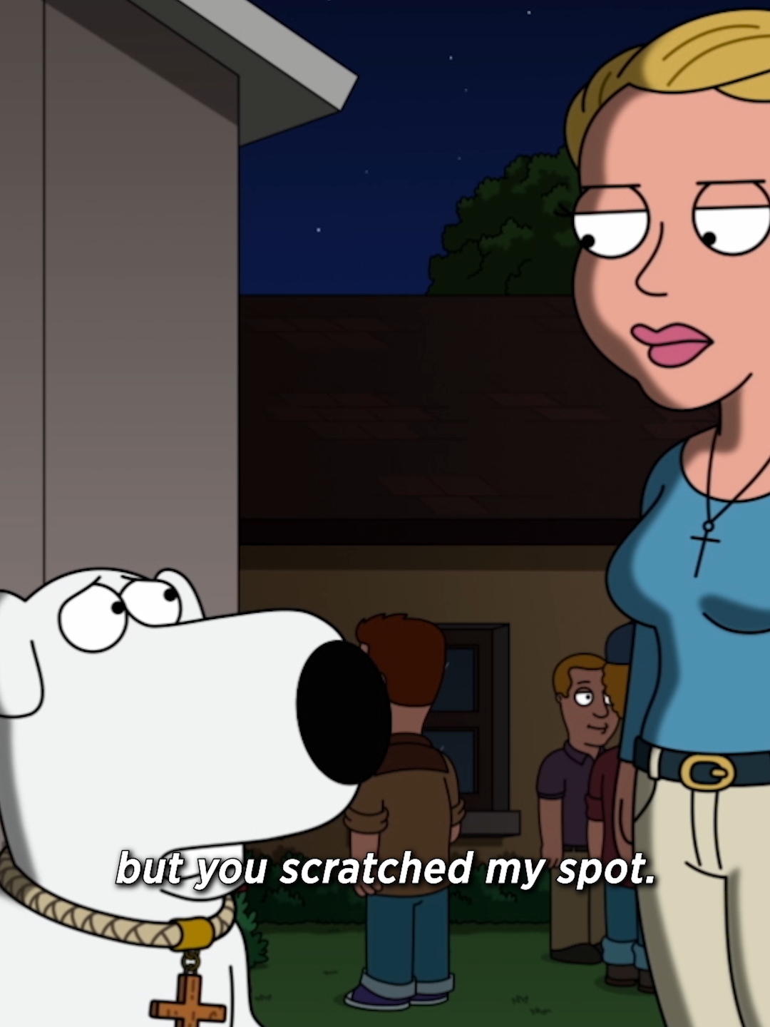 emma you spot tease 🤬 stream the #familyguy season finale now on @hulu! #briangriffin