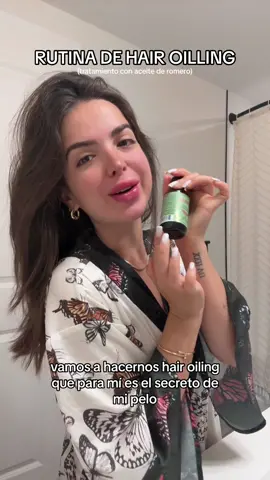 #hairoiling #hairoilingroutine #hairrecovery #hairtok #hairjourney #aceitederomero #tratamientoscapilares #naturalhairtiktok #miellehairoil 