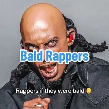 Who pulls off the bald head the best⁉️😭 #bars #raptv #rapper #music #hiphop #funnyrap #funny #playboicarti #drake #lilbaby #liluzivert 