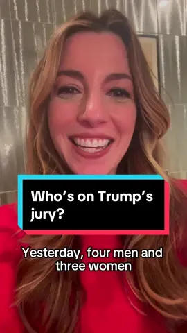 WATCH: MSNBC Legal Analyst Kristy Greenberg tells us about the jurors who have been selected so far and will be determining Trump's fate in the former president's election interference trial. #fyp #foryou #politics #politicaltiktok #trump 