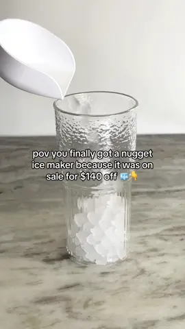 Nugget ice maker on sale! Grab it while it’s still on sale 🤩🧊 #nuggetice #ice #icemaker #viral #tiktokshop #tiktokshopblackfriday  Nugget ice Nugget ice maker