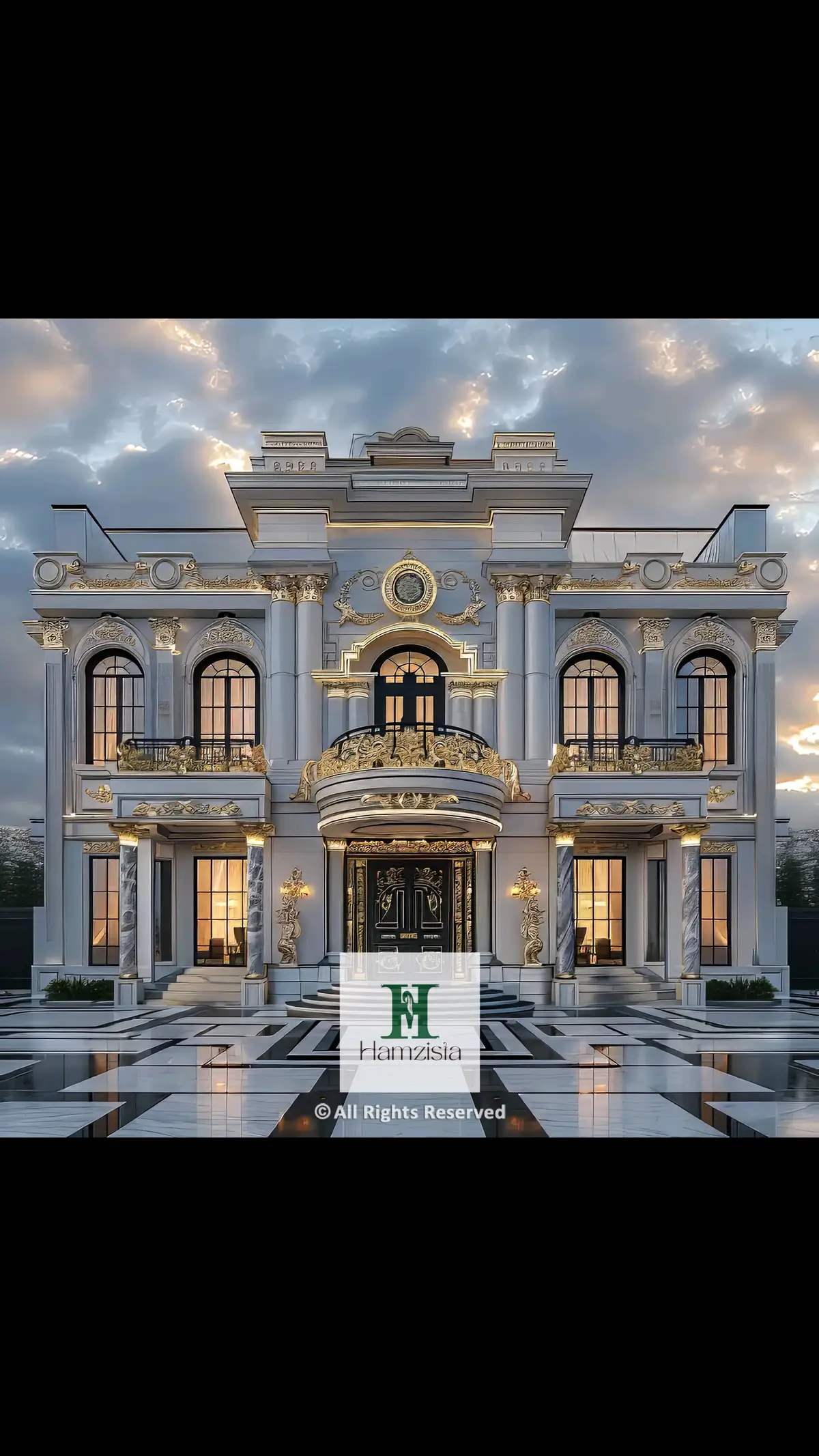 RenaissanceRoyale Château: A Fusion of Timeless Elegance and Sophisticated Charm . . . . . . . . . #luxuryliving #architecturedesign #interiordesign #luxury #architect 