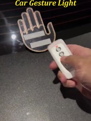 Hand gesture light for car #carccessories #car #tiktokshopp #journeytothewest #cargeeza #cargear #fyp #goodth #foryou 