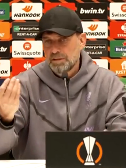 Despite being 3-0 down from the first leg, Jurgen Klopp is not giving up the ghost of Liverpool's UEFA Europa League campaign.  #ATALIV | #UEL