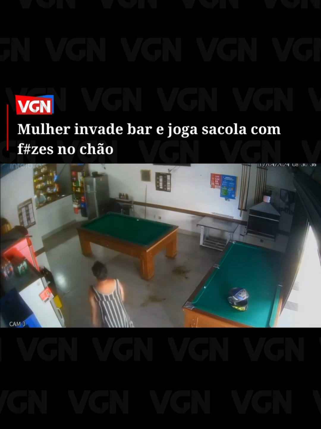 O dono de um bar no Guará passou por uma situação inusitada na manhã dessa quarta-feira (17.04). Uma mulher entrou no estabelecimento, aparentemente furiosa, carregando uma sacola nas mãos e para surpresa do dono, o saco estava cheio de fezes. #vgnoticias#bar Reprodução: Metrópoles