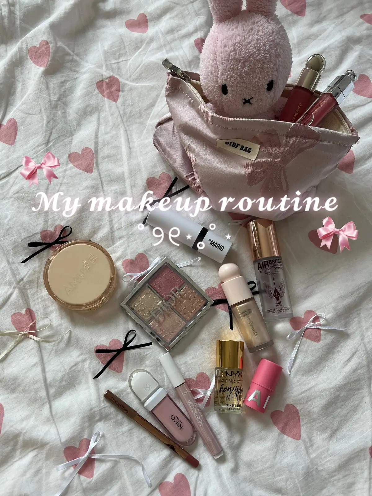 Got this idea from my bestie and decided to do my own version!💕  #MakeupRoutine #makeup #skincare #SelfCare #viral #views #fyp #fypシ #foryou #foryoupage 