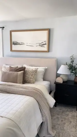 always love the morning light in my bedroom #bedroomdesign #bedroominspo #neutralhome #neutralhomedecor #neutralaesthetic #bedroominspo #bedroomaesthetic 