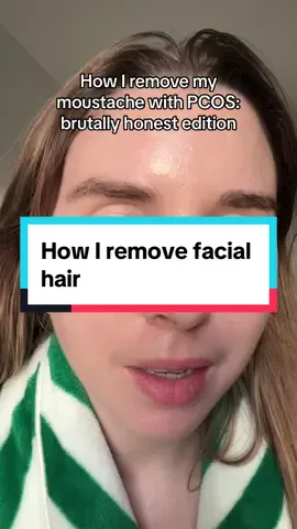 Thats all, folks! #pcos #moustache #hairremoval 