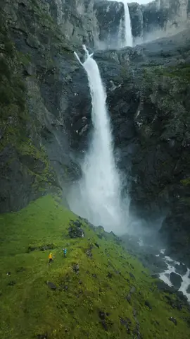 The adventurers are waiting for you … | 📍Mardalsfossen / Norway 🇳🇴  | 📷 more epic places @giuliogroebert  | 🚐 exploring the world w/ @elena_wuest  | #norway #waterfall #waterfalls #adventure #outdoor #mountain #hobbit #lotr #nature 