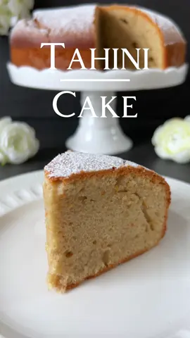 Press here for the Recipe 🤍  Tahini Cake  Tahini cake is a delicious and unique cake made with tahini (sesame paste) that has a wonderfully nutty flavor.🥰 📝 Ingredients: •	200 g tahini (sesame paste) •	150 g sugar •	3 eggs •	120 ml milk •	120 ml vegetable oil (e.g., sunflower oil) •	200 g all-purpose flour •	1 tsp baking powder •	A pinch of salt 🤍 Preparation: 1.	Preheat the oven to 180°C and grease a 20 cm round cake pan. 2.	In a large bowl, whisk together the eggs and sugar until well combined. 3.	Add the tahini and mix thoroughly. 4.	Slowly pour in the milk and vegetable oil into the mixture, continuing to stir until well incorporated. 5.	Sift the flour and baking powder into the bowl, add the vanilla extract and a pinch of salt. Stir everything together until a smooth batter forms. 6.	Pour the batter into the prepared cake pan and smooth the surface with a spoon or spatula. 7.	Bake the cake in the preheated oven for about 35 - 40 minutes or until a toothpick inserted into the center comes out clean. 8.	Remove the cake from the oven and let it cool in the pan for about 10 minutes before carefully removing it from the pan and transferring it to a wire rack to cool completely. 9. You can dust the cooled tahini cake with powdered sugar as desired. Enjoy this delicious tahini cake as a dessert or for a coffee break! 🤍