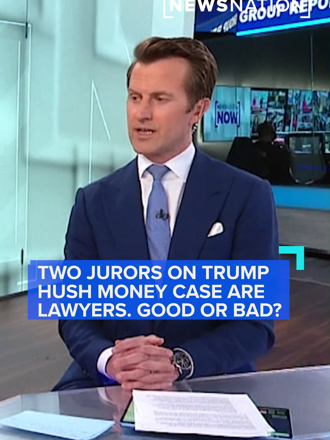 #DonaldTrump hush money trial: At least two #lawyers have been selected as jurors in the case. Trial attorney Misty Marris explains how that could help both sides in the case. For more trial coverage click the link in our bio. #NewYork