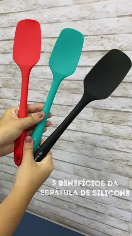 Confira alguns benefícios de ter uma das nossas espátulas de silicone! 🤩😮‍💨 #foryou #comercio #dicas 