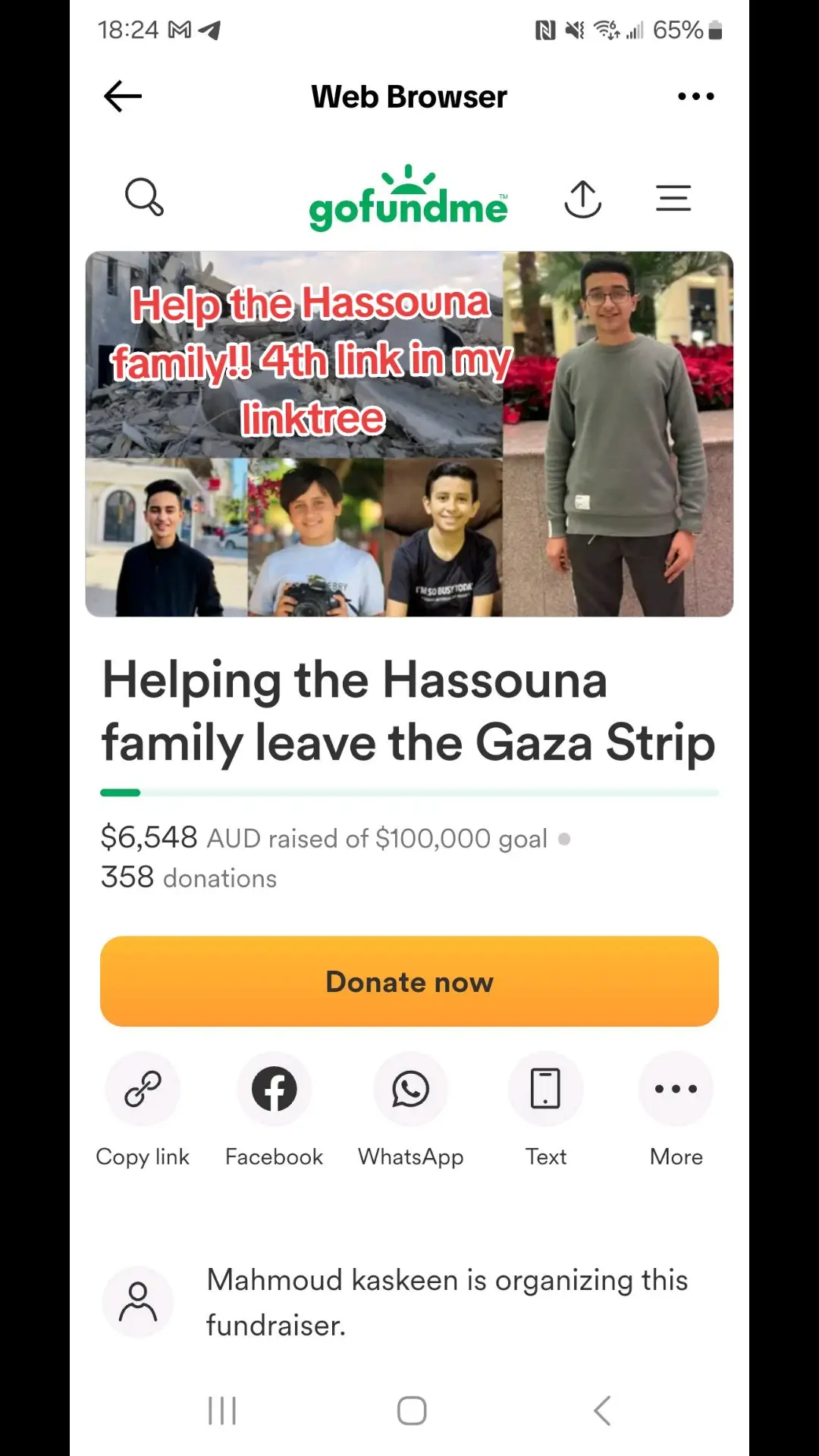 Please help spread the word for my friend @Mohamed Hassouna 🇵🇸 !!! #donate #help #humanity #freepalestine  #spreadtheword  #donation #fyp 