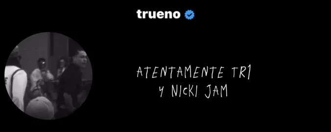 Atentamente TR1 y Nicky Jam.. 🔥🔥 #trueno #fyp #cangrinaje #nickyjam #reggaeton #rap #viejaescuela #argentina #puertorico 