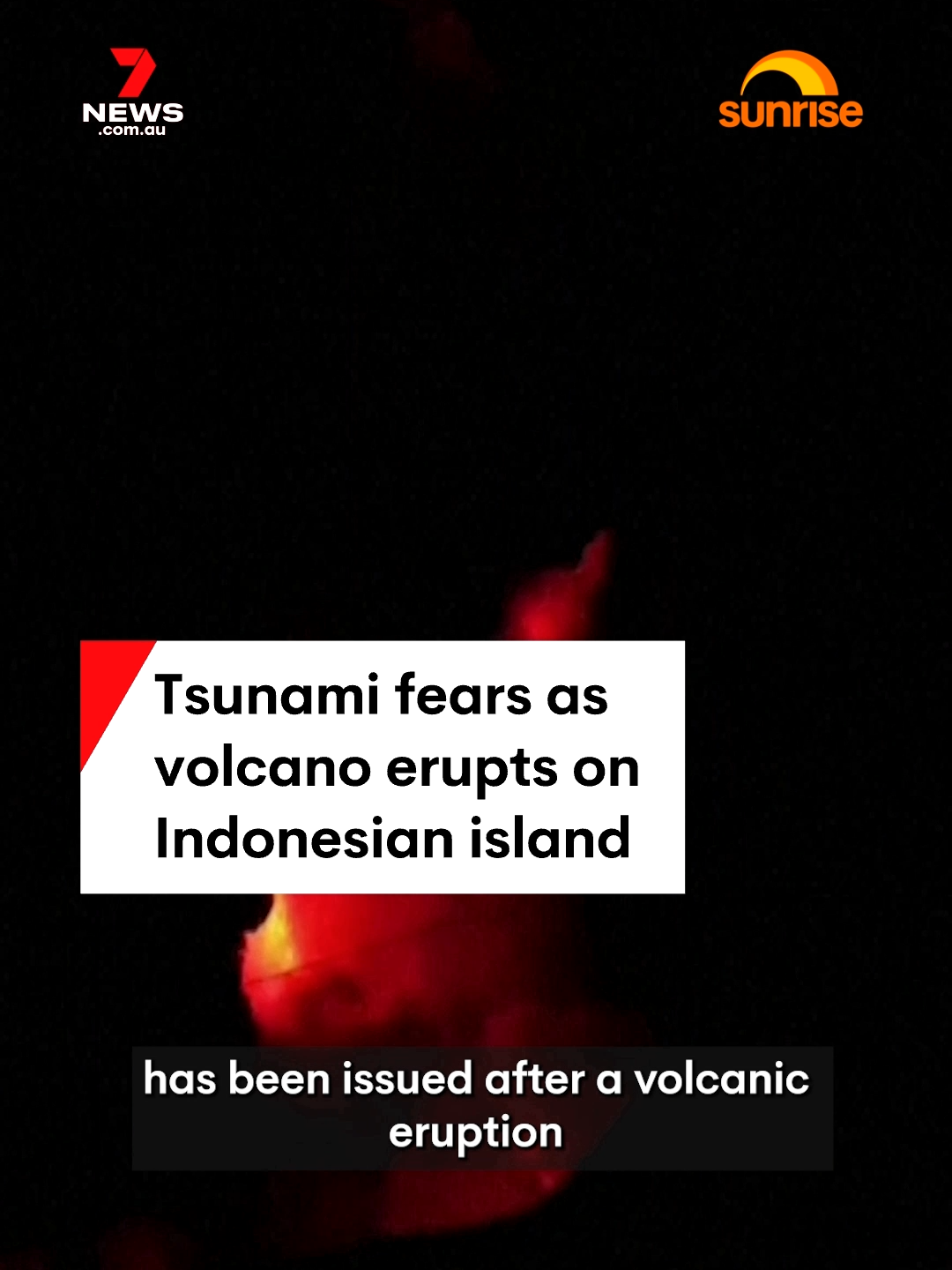 Residents have been told to leave their homes and Indonesian authorities have issued a tsunami alert after the Mount Ruang volcano erupted several times this week. #MtRuang #volcanoeruption #Indonesia #7NEWS