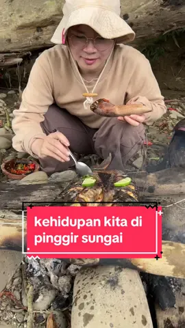 mancing di sungai sambil bakar bakar sekalian aku punya info cara nabung enteng dari ikut arisan di @ArisanAnggrekHitam  #mancing #ngebolang #bakarbatin #masakkerang