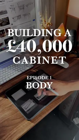 £40,000 Cabinet Episode 1- Body  This is the easy part…  Whole construction has 154 dovetails holding 3 separate cabinets together, that will eventually be united.  #woodworking #handmade #bespoke #custommade #joinery #japanesejoinery #woodwork #handtools #highend #cabinet #episode1 