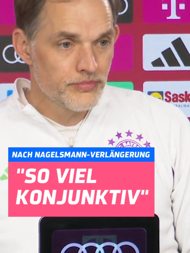 „So viel Konjunktiv!“ Nach den neusten Entwicklungen rund um Julian Nagelsmann, der eigentlich schon als neuer/alter Bayern-Trainer gehandelt wurde, wird nun auch Thomas Tuchel zu der Vertragsverlängerung befragt. Doch er hat da eine klare Meinung und steht zu seinen Vereinbarungen! #sport1news #sport1 #tuchel #fcb #nagelsmann #dfb #totalvideo #fussball