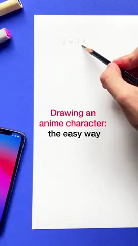 Lesson 1: How to #draw an #anime character. Easy mode!  Learn to draw step-by-step using #augmentedreality and the #sketchar mobile app