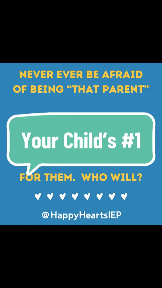 Never Give Up on your child! #InclusiveClassrooms #IEP #EmpoweredLearning #504 #HappyHeartsIEP #ProgressMatters #SpecialEducation #EmpoweredLearning 