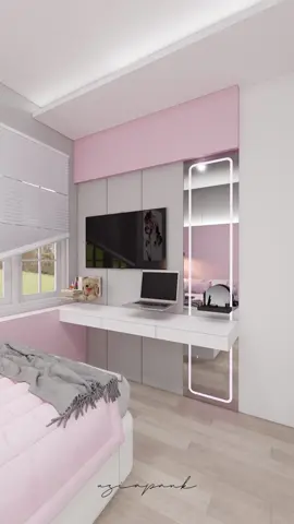 kamar 3 x 3 meter ini buat cewek penyuka warna merah mudah atau Pink dan suka gaming #bedroom #bedroomdesign #gaming 