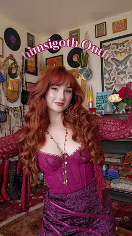 Some more colourful outfits in the whimsigoth aesthetic.  Outfit details:  Outfit 1: Skirt @karmanepalcrafts *gifted Use my code DITSY_FLORAL for 10% off Top @urbanoutfitters found on @depop Belt @liberty.mai *gifted  Outfit 2: Skirt and cardigan vintage from @vinted Bustier @bouxavenue found on @vinted  Outfit 3: robe from @thehippieshake skirts vintage, Bustier @urbanoutfitters found on @vinted  Outfit 4: Top @karmanepalcrafts skirt Laura Ashley, scarf Debenhams  Outfit 5: Skirt tag says Paul Costello. Embroidered Top and cardigan no tags @vinted  #whimsigoth #fairy #witch #hippie #1970sfashion 