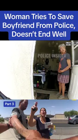 Woman Tries To Save Boyfriend From Police, Doesn’t End Well