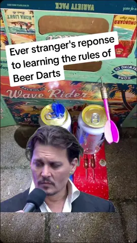beer darts is way to dangerous #ifkyk #Meme #johnnydepp #funny #danger 