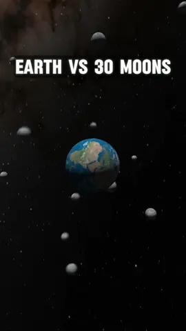Earth vs 30 Moons 🌎 🌕 #fyp #simulator #collision #universesandbox2 #solarsystem #universe #space #planet 