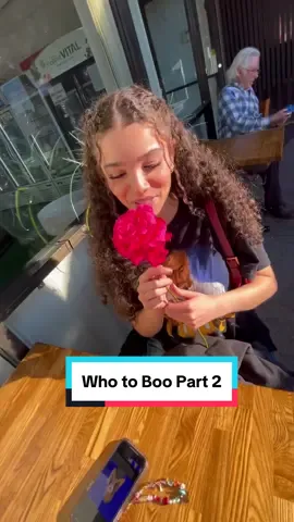 Part 2 of the Who to Boo challenge w/ my girl @Malia:) 🥹💗💗 Tag me in a video of you choosing someone to nominate next! #boodup #ellamai #cover #whotoboochallenge #kyliecantrall #maliabaker 