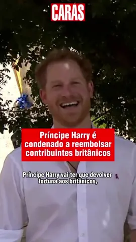 Após perder processo que movia no Tribunal Superior do Reino Unido, o Príncipe Harry precisará reembolsar contribuintes britânicos. #principeharry #meghanmarkle #familiareal #CARASBrasil