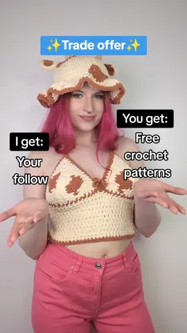 Go on then... You know you can't resist! 👀🩷 #crochet #crochetpattern #crochetpatterns #freecrochetpattern #freecrochetpatterns 
