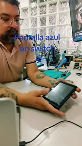 Pantalla azul en Nintendo switch 