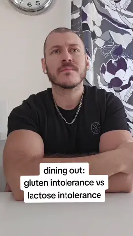 Dining out: gluten intolerance vs lactose intolerance 😂😂 #foodtiktok #glutenfreetiktok #lactosefree #lactoseintolerant #glutenfree #funnyvideo #fyp