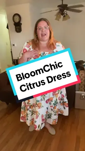 His dress is true to size, quality fabric and so cute and unique 🍊@BloomChic_official #plussizefashion #plussize #bloomchic #plussizedress 