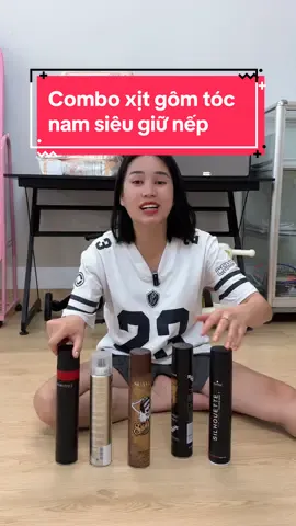 Giữ nếp lâu với combo 5 chai xịt gôm tóc ở đây chứ đâu #xuhuong #xitgom #xitgomtocnam 