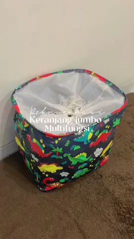 Keranjang jumbo multifungsi 🤩✨ siapa nih yang rumahnya selalu berantakan akibat barang berlebih ?? minceu saranin kalian beli storage bag jumbo ini ya, harganya murah bgt, kalian cek aja di keranjang kuning 🤩💸✨#storage #storagebag #storagebagjumbo #keranjangjumbo #fyp 