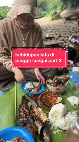 kelanjutan video kita masak masak di tepi sungai ada ikan patin dan kerang darah #ikanpatinbakar #kerangdarah #refreshing  #piknikdiandras #kehidupandialam #