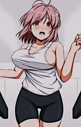 #anime #rule #34 #animation #gym #pinkhair #cute 