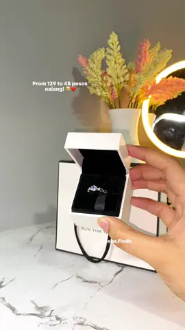 From 129 to 48 pesos nalang!😭 #promisering #promiserings #promisering💍 #ring #properengagement #fyp #fypシ゚viral #fyppppppppppppppppppppppp #viral #foryou 