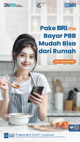 Sobat BRI, Bayar PBB jadi makin nyaman karena dengan BRImo kamu bisa mudah bayar pajak dari rumah 😊 Cukup akses BRImo di HP kamu untuk bayar tagihan PBB kapan pun & di mana pun. Mudahkan semua transaksimu bersama BRImo!  Info selengkapnya di bbri.id/pajakpbb #BRI #BRImo  #BRImoMudahSerbaBisa 
