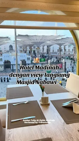 Review HOTEL MADINAH dengan VIEW LANGSUNG MASJID NABAWI 🕌🇸🇦 📍 GOLDEN TULIP AL - ZAHBI HOTEL Kawasan ring 1 Masjid Nabawi Hanya 50 meter sampai gate 338 Hotel ⭐️⭐️⭐️⭐️ Terdapat restoran, cafe, Gym dengan view langsung masjid Nabawi. Review lengkapnya semua di Video 💫 Selamat beribadah, semoga info ini bermanfaat 🫶🏼✨ #umroh2024 #umrohbackpacker #haji2024 #firstumrah #nabawi #makkah #madinah #hajj #umroh #quotes #quotesislam 