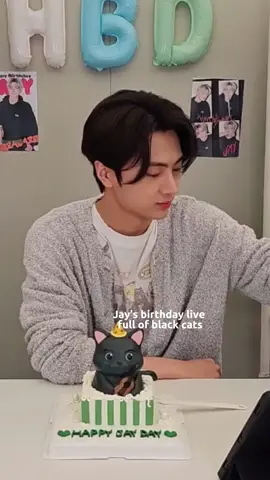 Jay half vampire half black cat #enhypen #jay #parkjongseong 