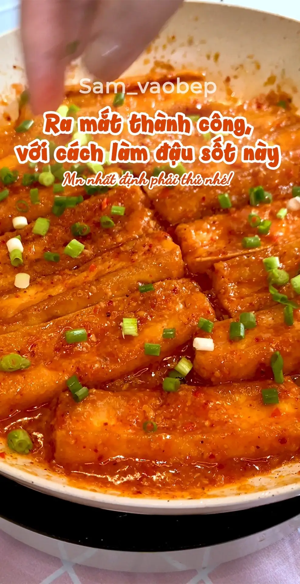 Đậu hũ sốt mắm tỏi cho những ngày ngán thịt cá 💁‍♀️ #xuhuong #dausotmamtoi #ancungtiktok #nauan #samvaobep #monngonmoingay 