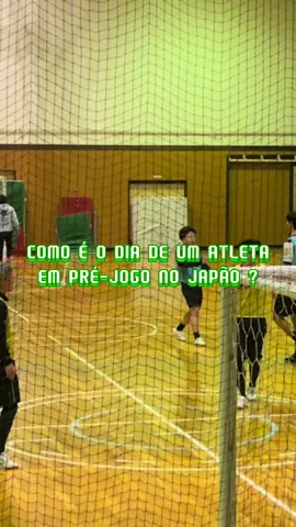 Como é o dia de um atleta profissional em pré-jogo no Japão? . . . . . #futsal #japão 
