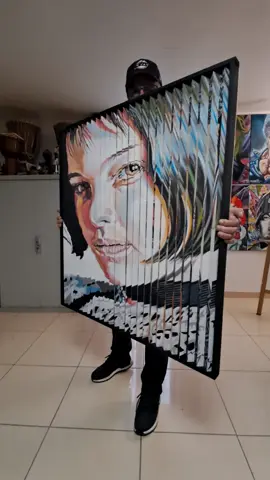 bonjour je vous présente mon tableaux lenticulaire du film Léon. Avec Léon et Mathilda. structure en bois de 1m sur 83cm realisé à la peinture acrylique.  #pourtoi #foryou #foryoupage #pourtoipage #leon #filmculte #lucbesson #video2024 #lenticular #acrylics #peintureacrylique #canvas #canvaspainting #culte#nam77 