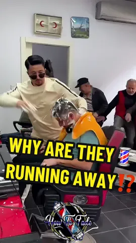 WHY ARE THEY RUNNING AWAY⁉️💈💨 This is part of the free service!! 😳 VIA 💈 MEHMET BAYRAKTAR #foryou #viral #foryoupage #barber #beard #viralvideo #funny #lol #funnyvideos #beard #barbershop #hair #hairstyle #haircut #hairtutorial #hairtok #barberlife #barbers #barberia #comedia #hairstylist #hairstyles #barberstown #funnyvideo #comedy #humor #haircolor #hairtransformation #trending ##trend #fyp #fy #fypage 