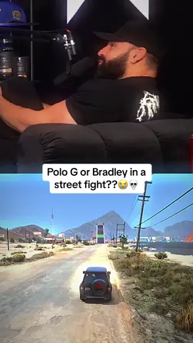 Bradley Martyn asks Polo G who would win in a street fight😂 | Thoughts?🤔💭#fyp #viral #viralvideo #bradleymartyn #polog #funny #fight #260 #boxing #rawtalk #rawtalkpodcast 